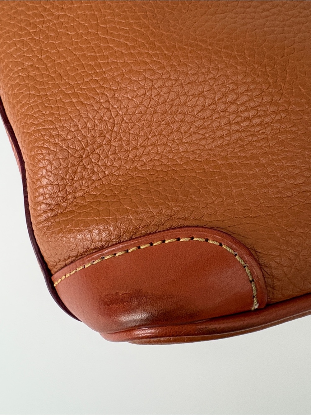 Dooney & Bourke Small Charleston Shopper Tote Pebble Grain Amber Caramel Color - Picture 13 of 13